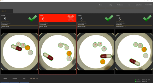 Vision Inspection System - Error Detection